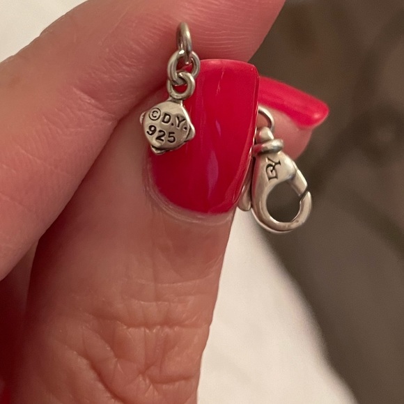 David Yurman Petite Alibion Necklace with Gold Dome & Diamonds - Picture 6 of 8